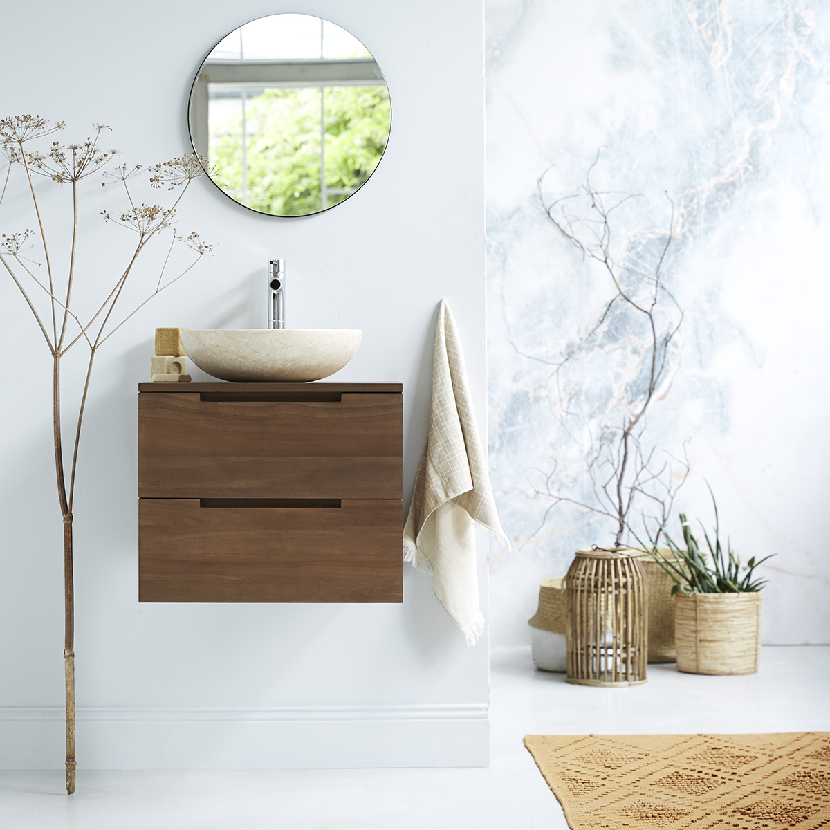 Meuble Salle de bain en teck massif 60 Romeo Meuble Salle de bain en teck massif 60 Romeo