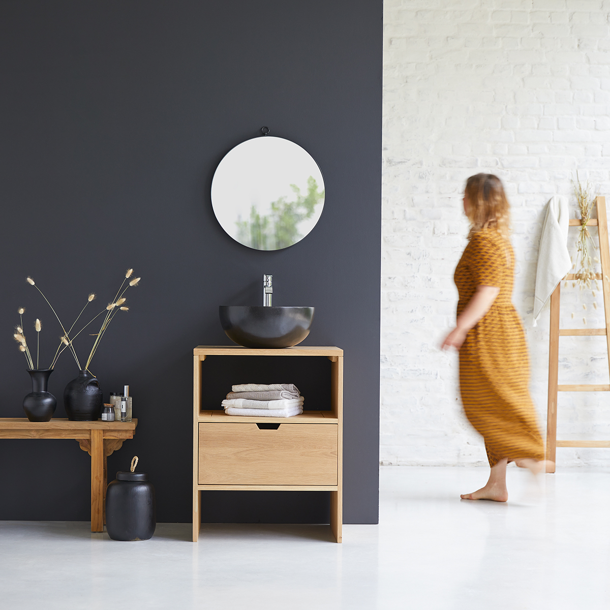 Meuble sous vasque en chêne 60 Kwarto Oak Meuble sous vasque en chêne 60 Kwarto Oak