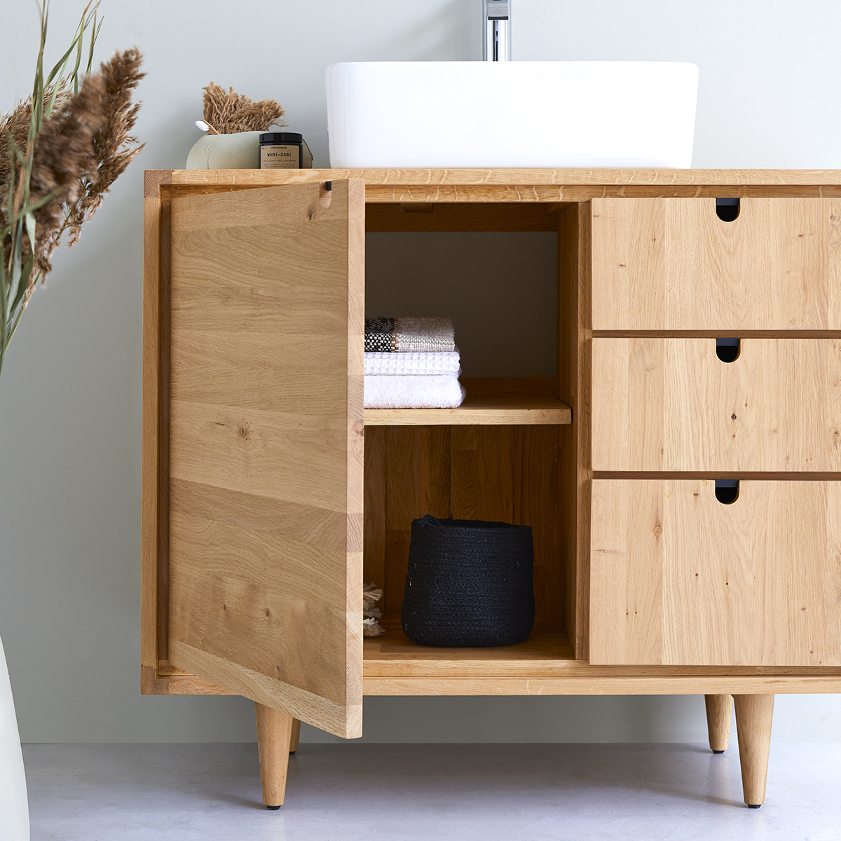 Meuble sous vasque en chêne 95 Jonàk Oak Meuble sous vasque en chêne 95 Jonàk Oak