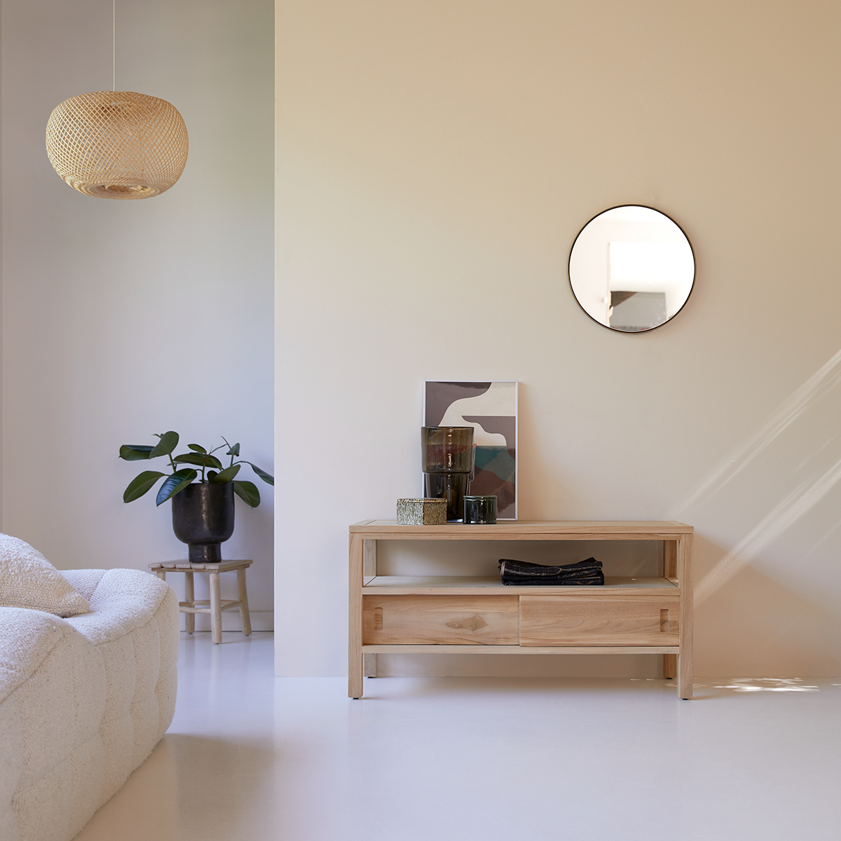 Meuble TV en teck 100 Anton Meuble TV en teck 100 Anton