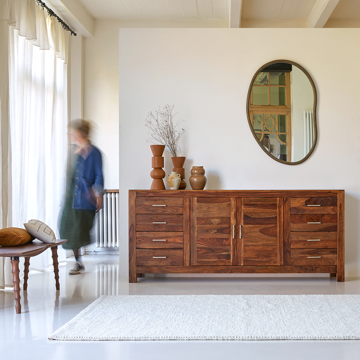 Mezzo solid sheesham Sideboard 200 Mezzo solid sheesham Sideboard 200