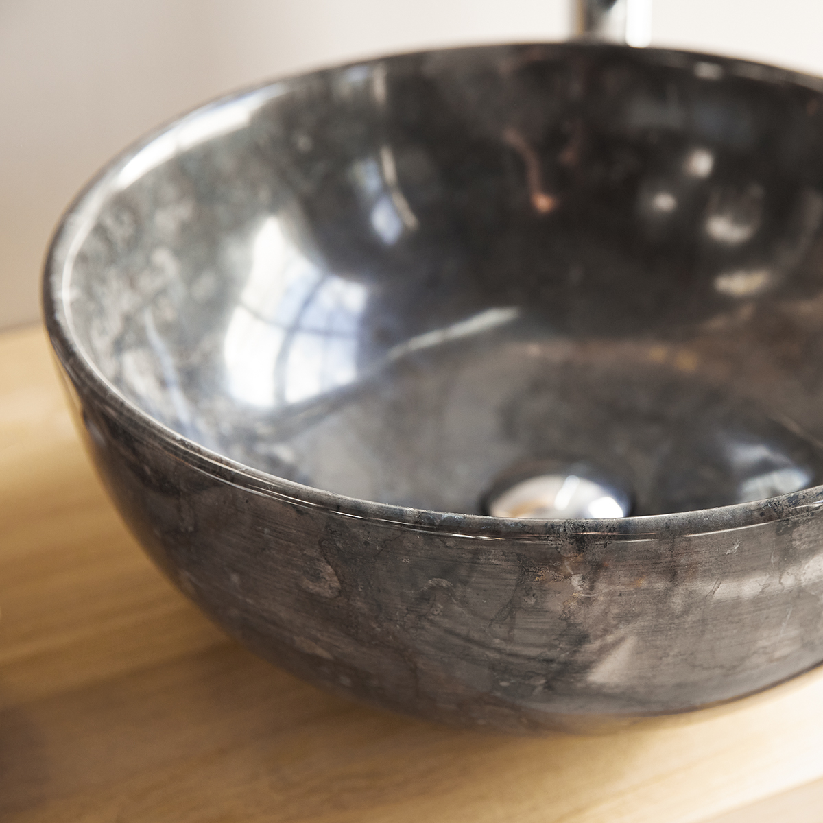Mia dark Grey marble basin Mia dark Grey marble basin