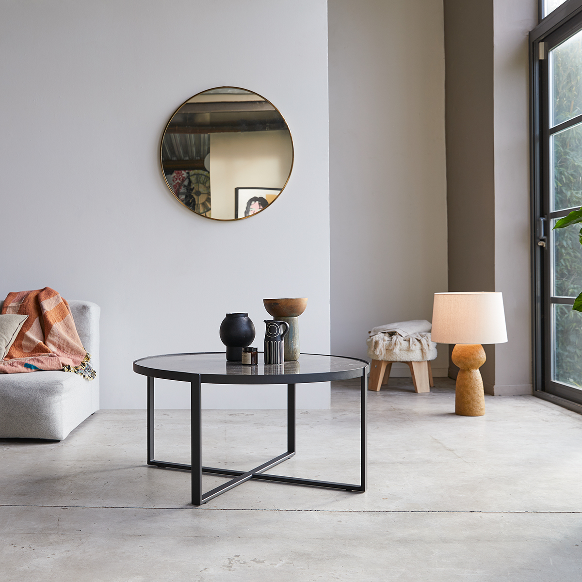 Milan marble and metal Coffee Table Milan marble and metal Coffee Table