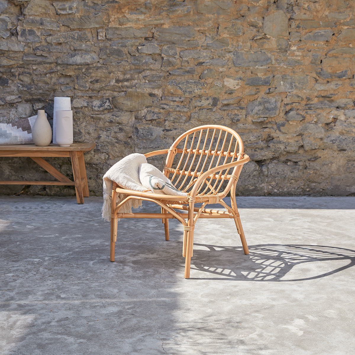 Mina natural Rattan Outdoor Chair Mina natural Rattan Outdoor Chair