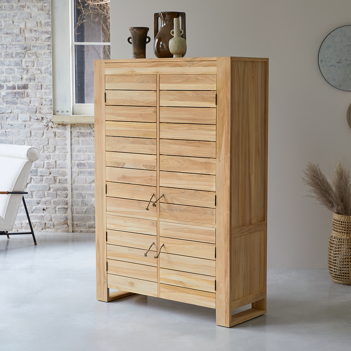 Minimalys solid teak double Cupboard Minimalys solid teak double Cupboard