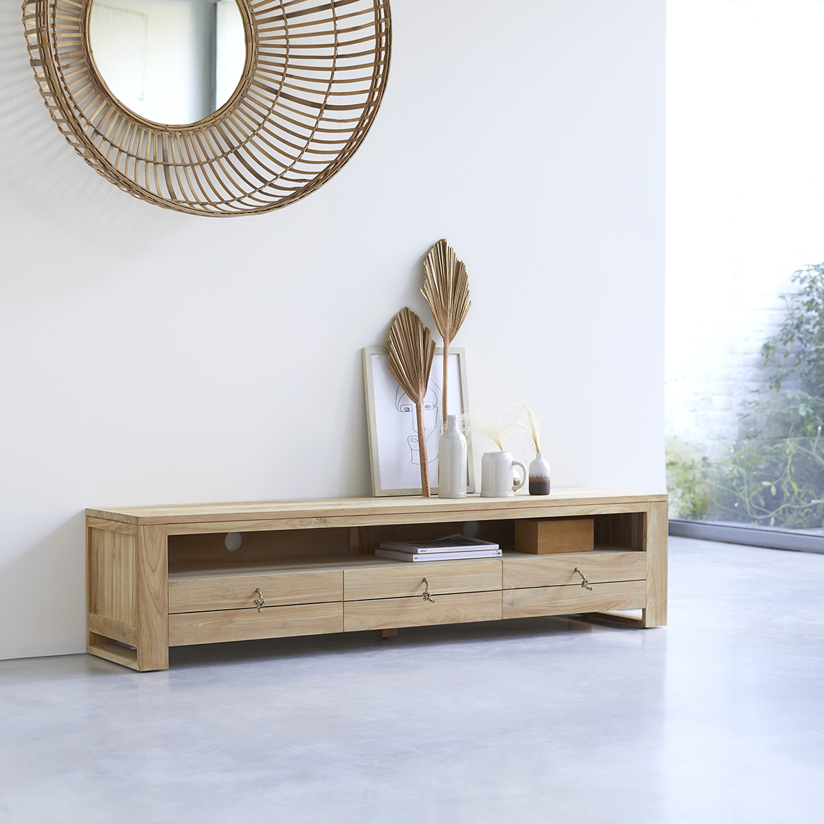 Minimalys solid teak TV Stand 170 cm Minimalys solid teak TV Stand 170 cm