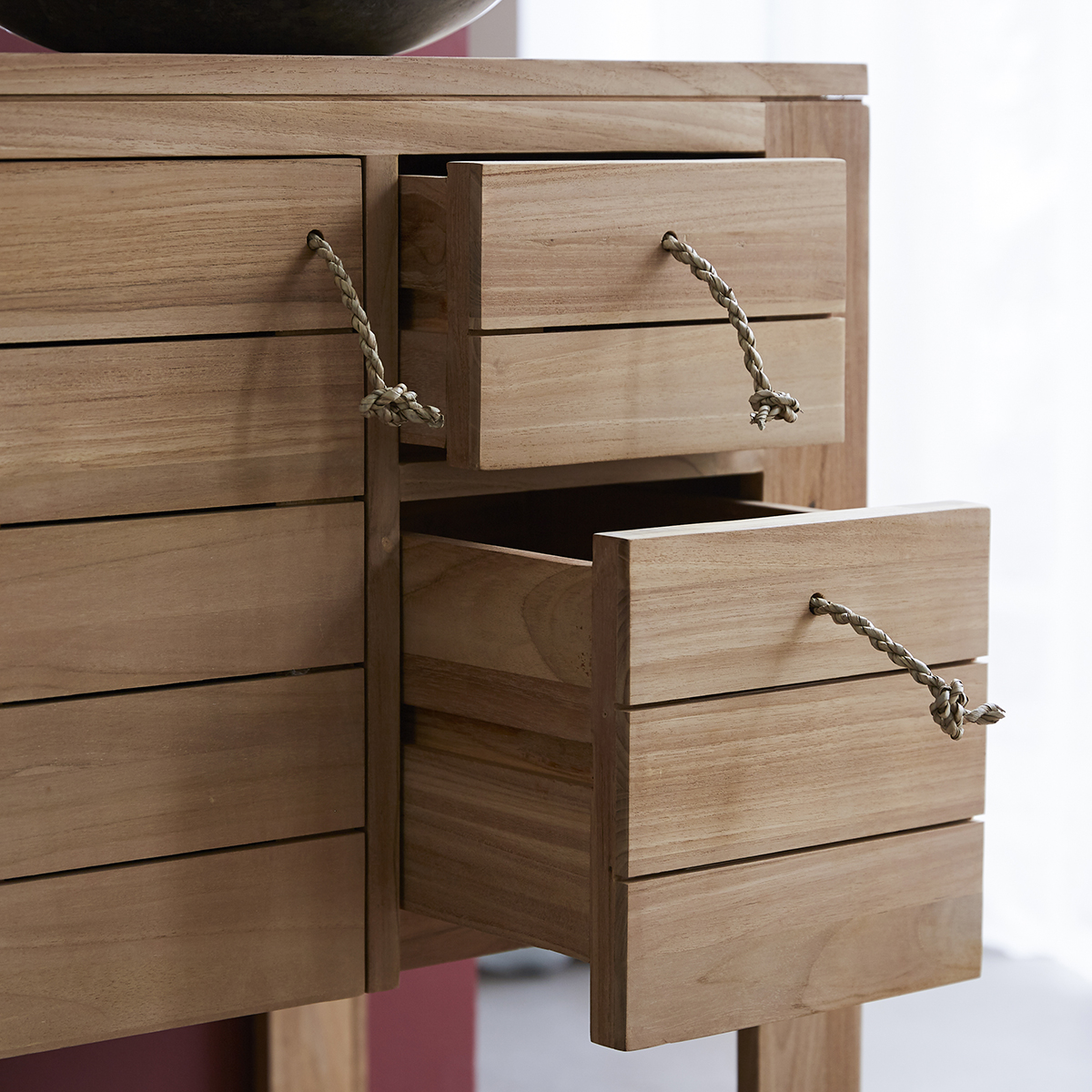 Minimalys solid teak Washstand 90 Minimalys solid teak Washstand 90