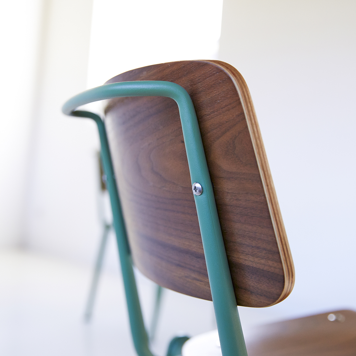 Mio Walnut and Metal Chair Lichen Mio Walnut and Metal Chair Lichen