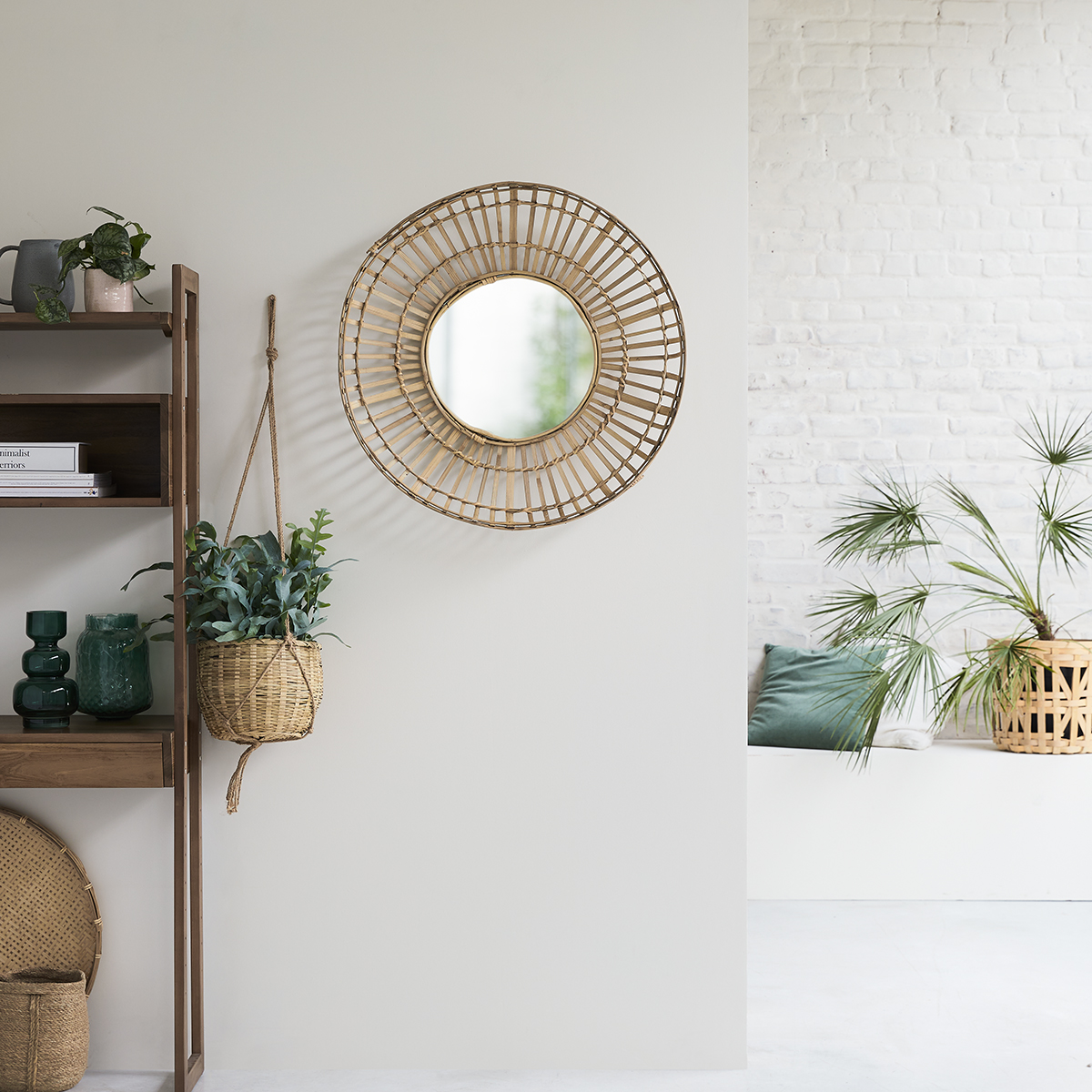 Miroir en bambou 75 Dana Miroir en bambou 75 Dana