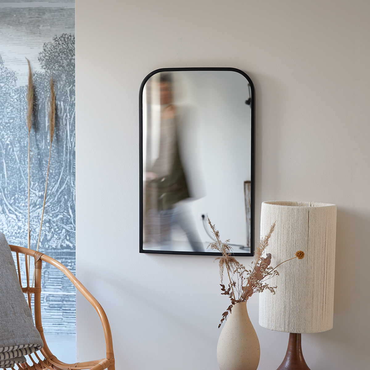 Miroir en métal 80x50 Nordic Miroir en métal 80x50 Nordic