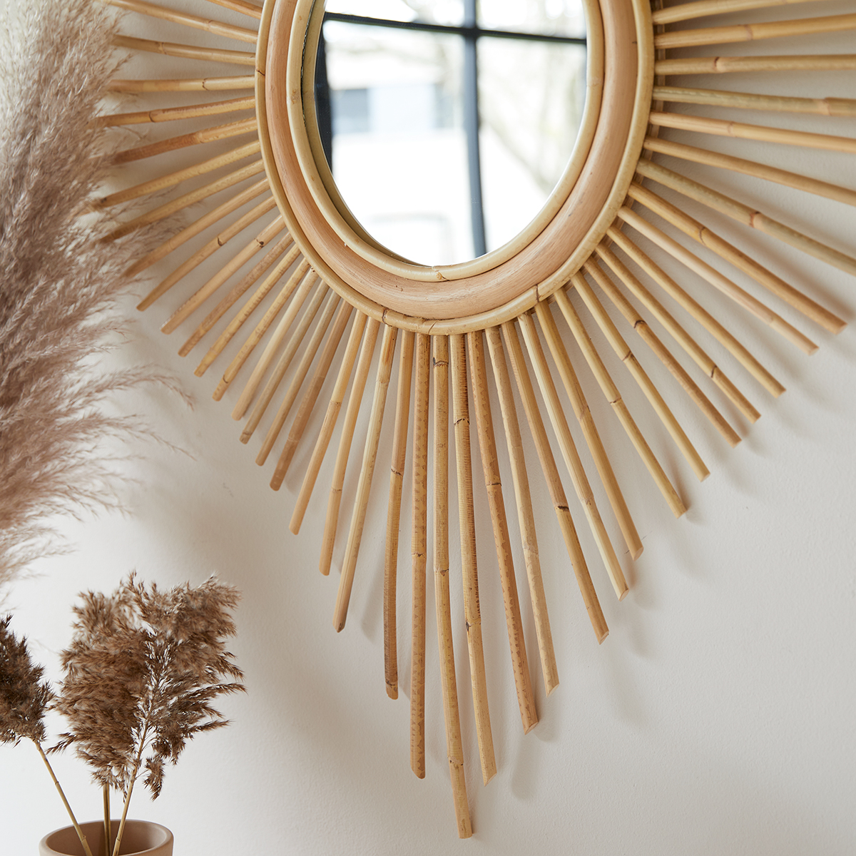 Miroir en rotin 80 Isidore naturel Miroir en rotin 80 Isidore naturel
