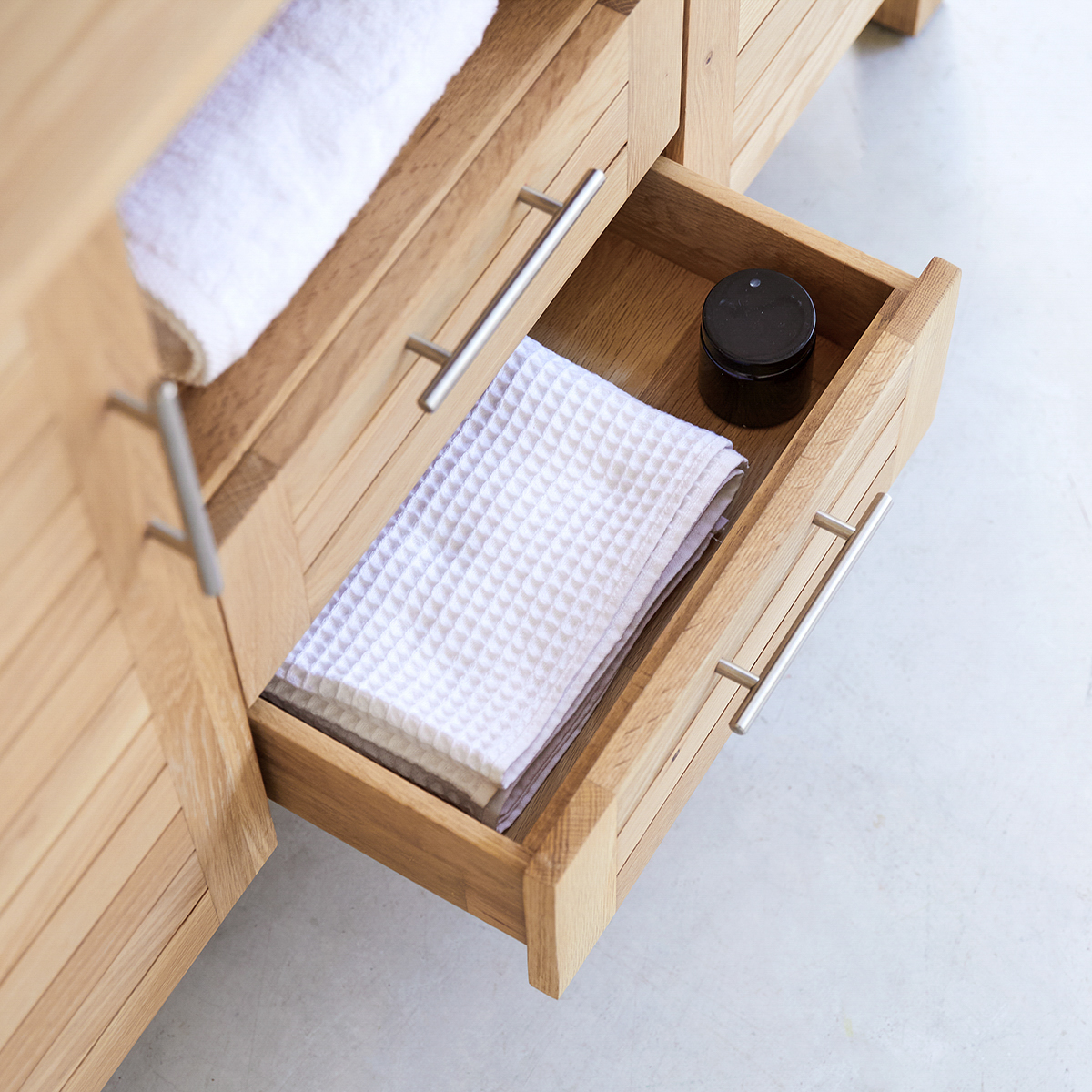 Mueble de baño de roble macizo 125 Soho Mueble de baño de roble macizo 125 Soho