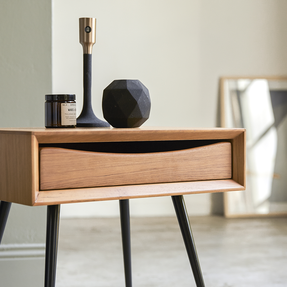 Nachttisch aus Teak Simen Nachttisch aus Teak Simen