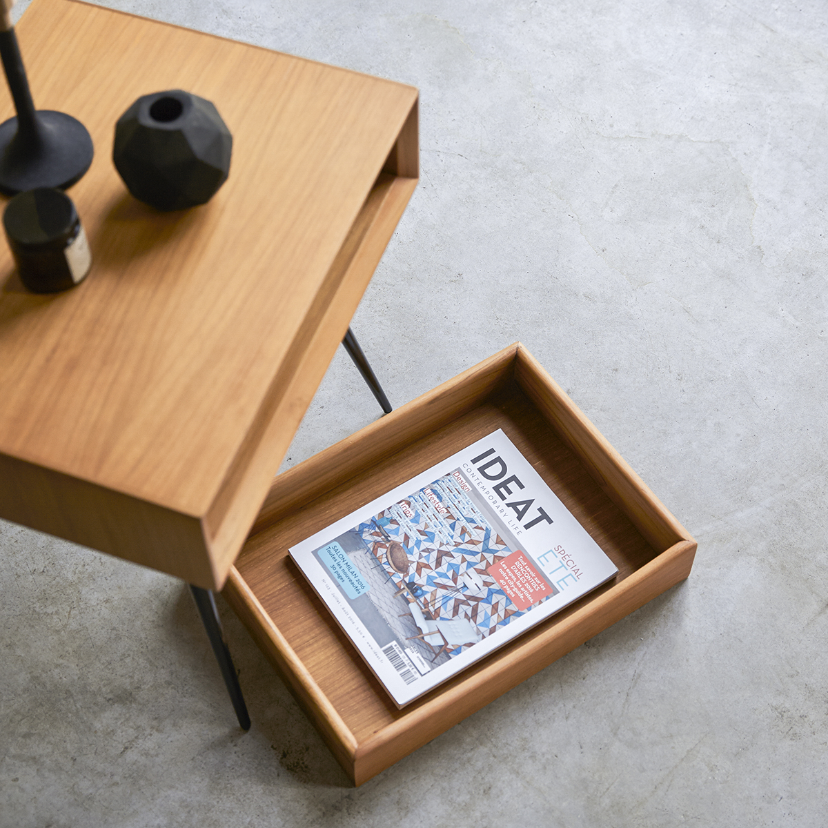 Nachttisch aus Teak Simen Nachttisch aus Teak Simen