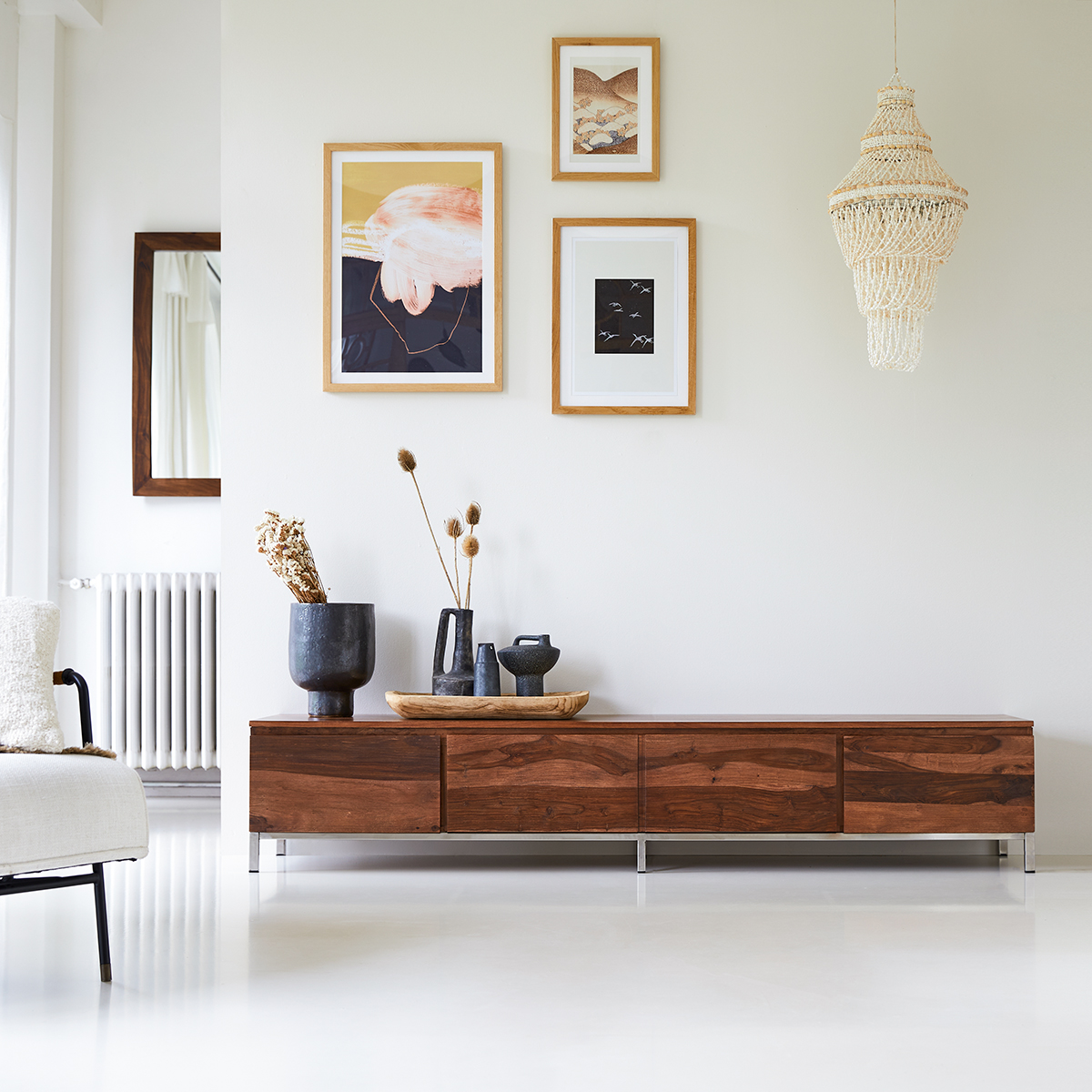Nova solid sheesham TV Stand 205 cm Nova solid sheesham TV Stand 205 cm