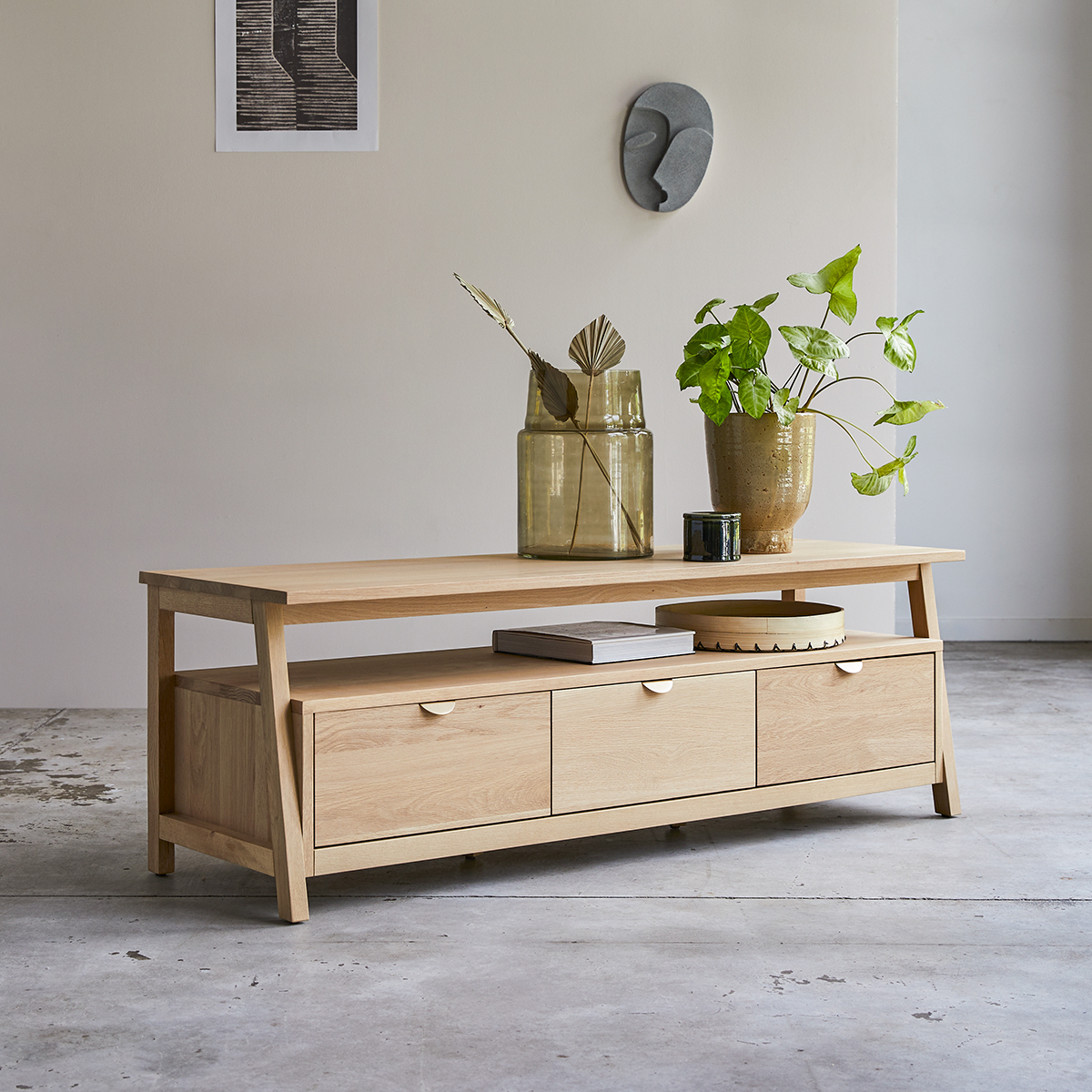 Oak TV unit 150 Pola Oak TV unit 150 Pola
