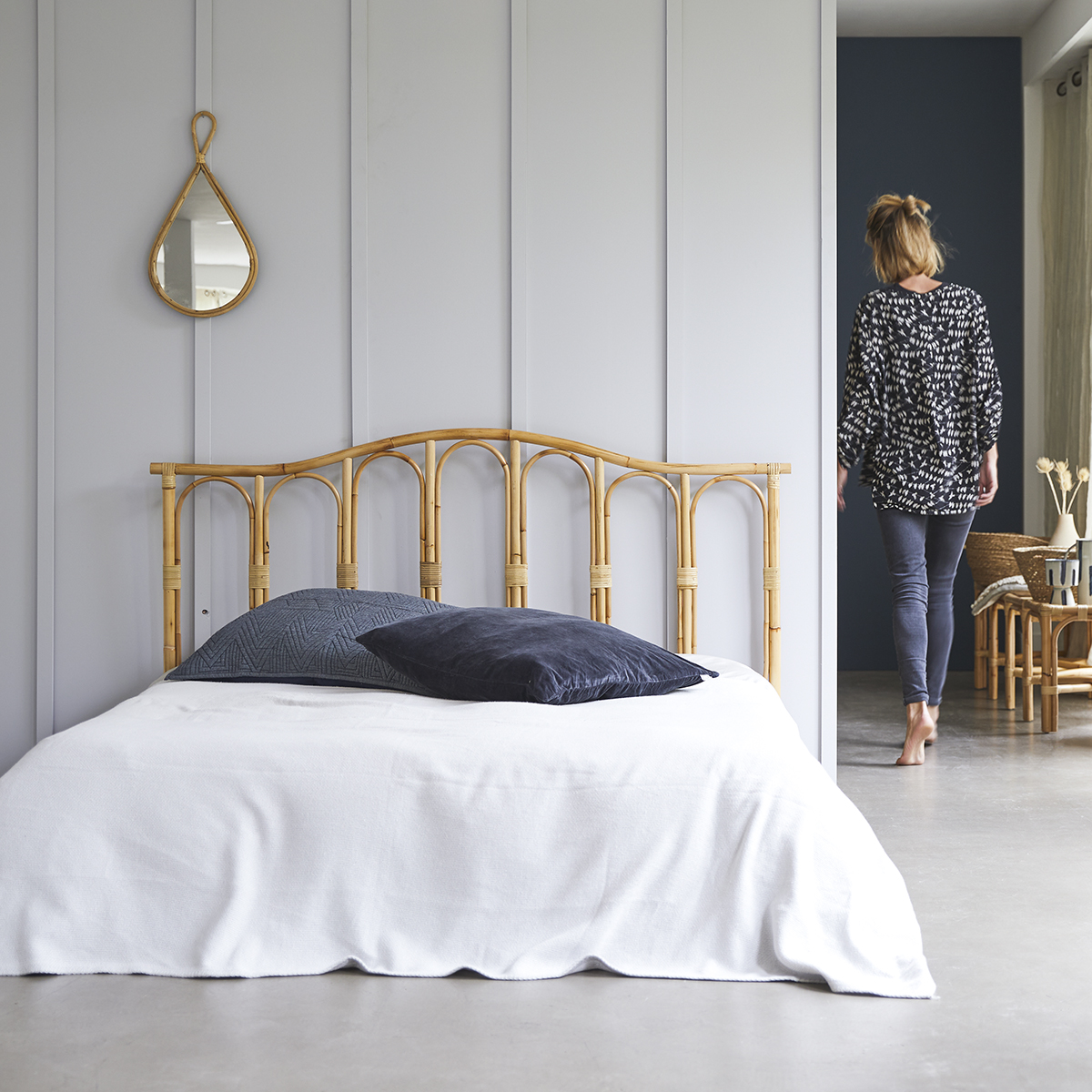 Ondine rattan Headboard 160 cm Ondine rattan Headboard 160 cm