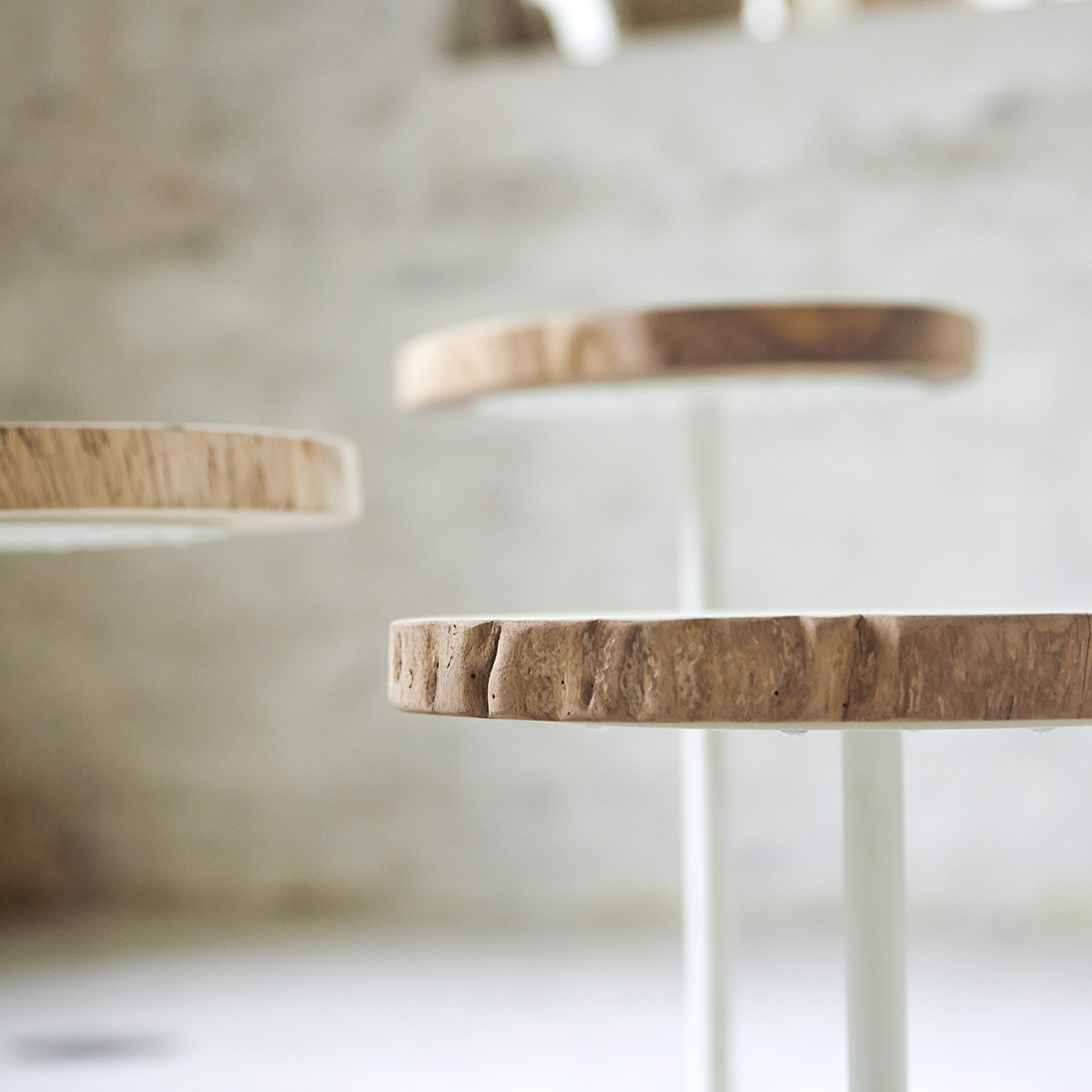 Paani Nested solid oak Bedside Tables Paani Nested solid oak Bedside Tables