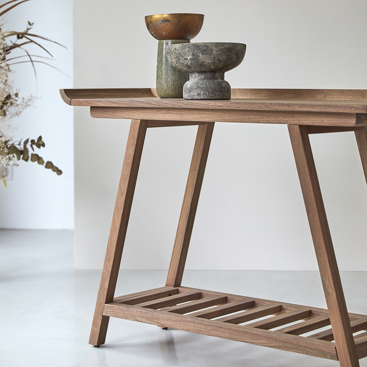 Pampa solid walnut high console table 110 Pampa solid walnut high console table 110