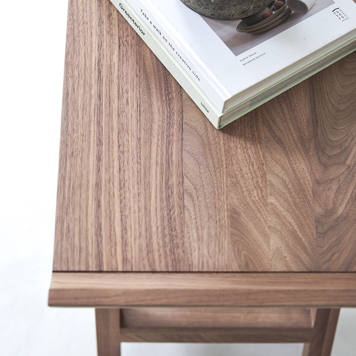 Pampa solid walnut low console table 110 Pampa solid walnut low console table 110
