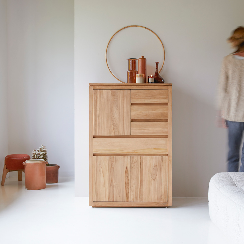 Paulo solid teak Cabinet 80 Paulo solid teak Cabinet 80
