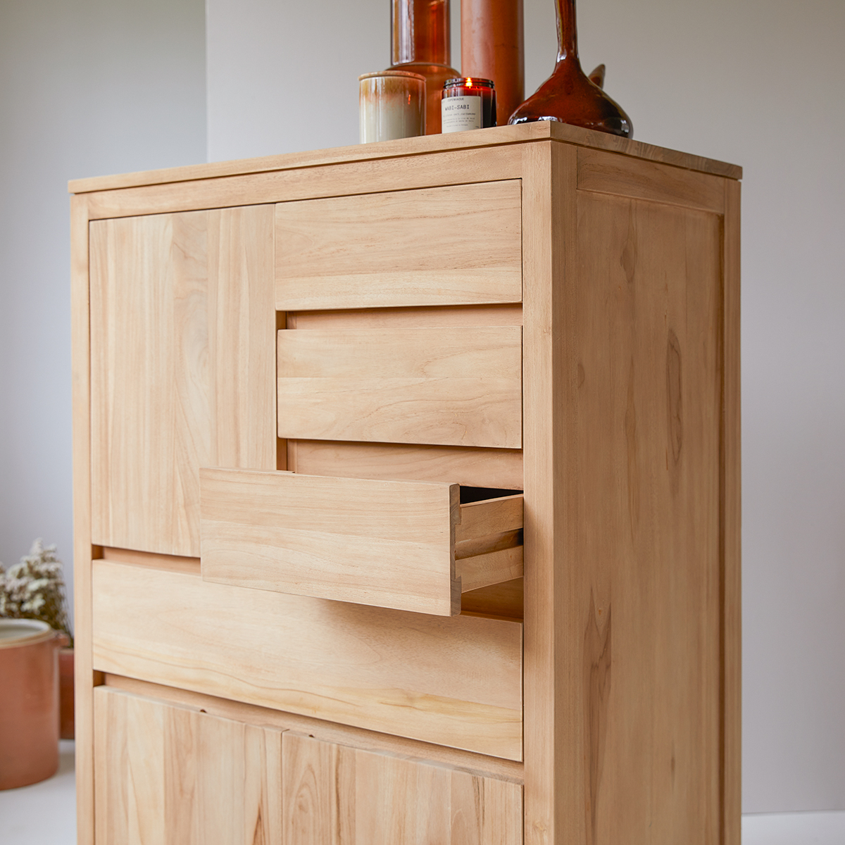 Paulo solid teak Cabinet 80 Paulo solid teak Cabinet 80