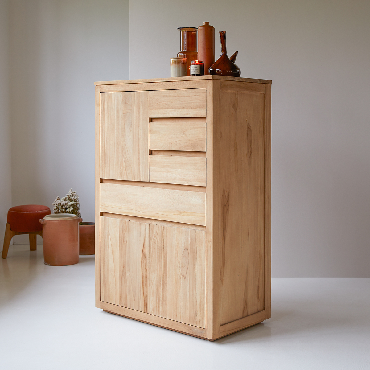Paulo solid teak Cabinet 80 Paulo solid teak Cabinet 80