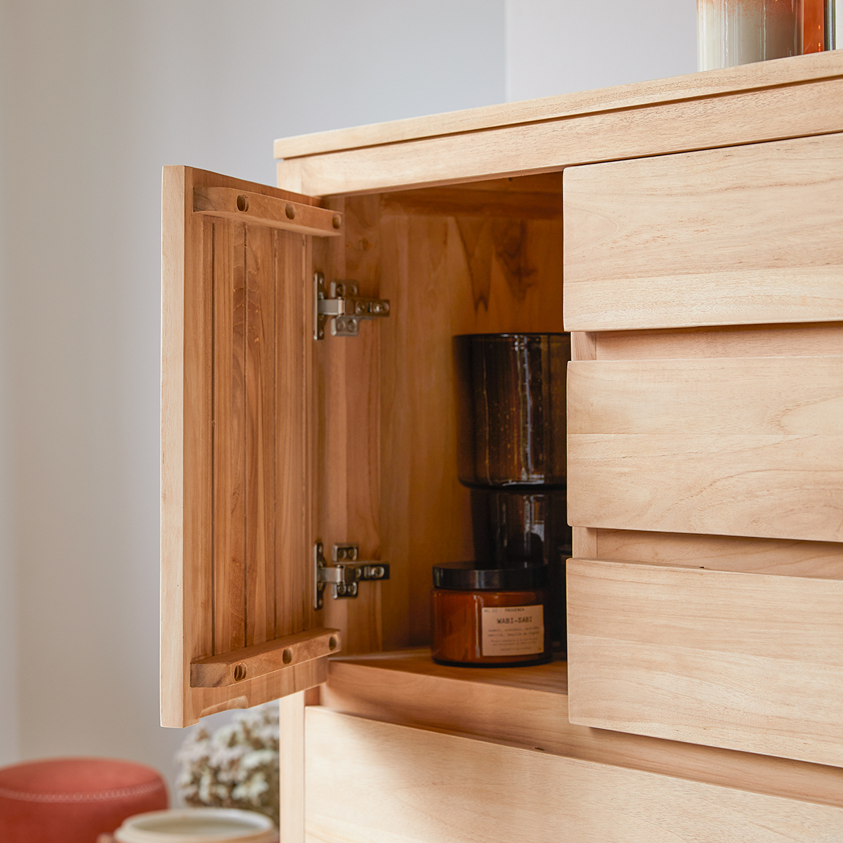 Paulo solid teak Cabinet 80 Paulo solid teak Cabinet 80