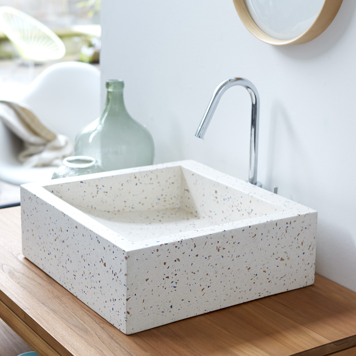 Pegase confetti terrazzo Washbasin Pegase confetti terrazzo Washbasin