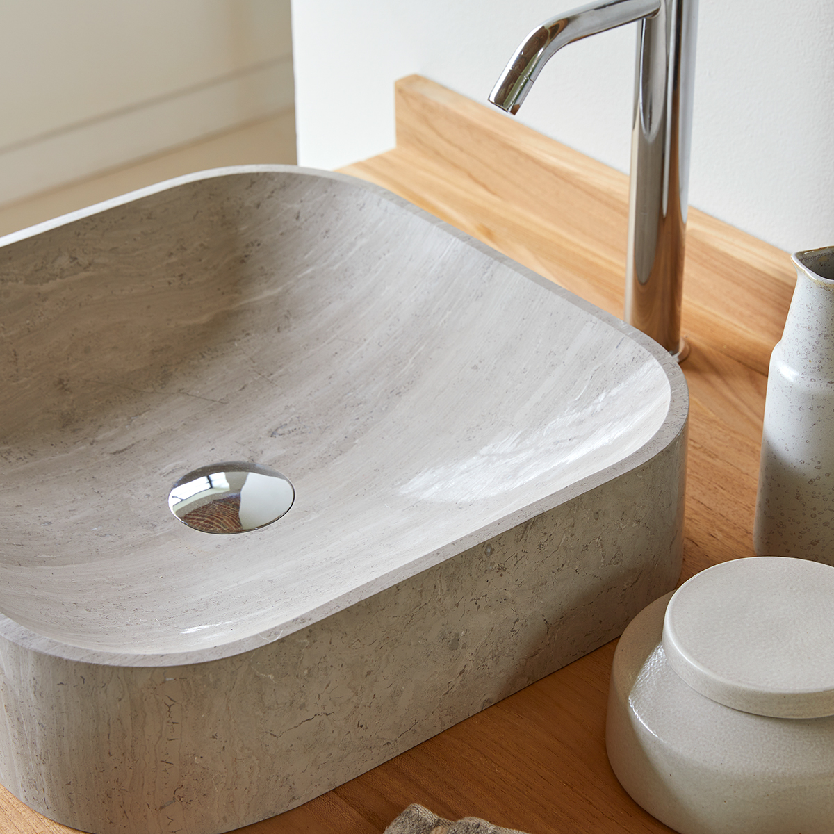 Perseus grey marble Washbasin Perseus grey marble Washbasin