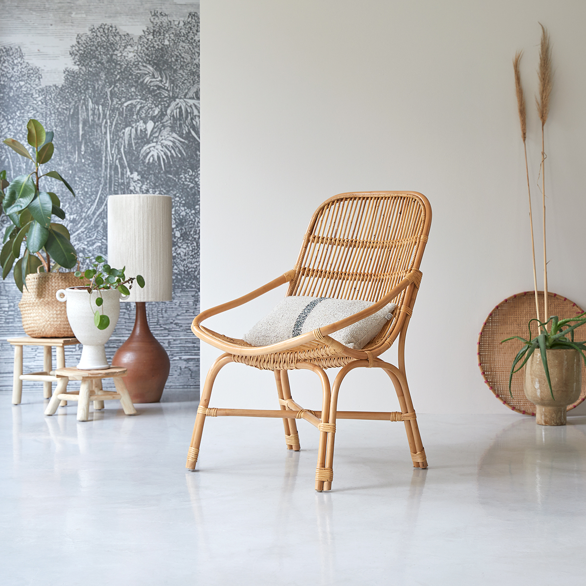 Pia natural Rattan Armchair Pia natural Rattan Armchair
