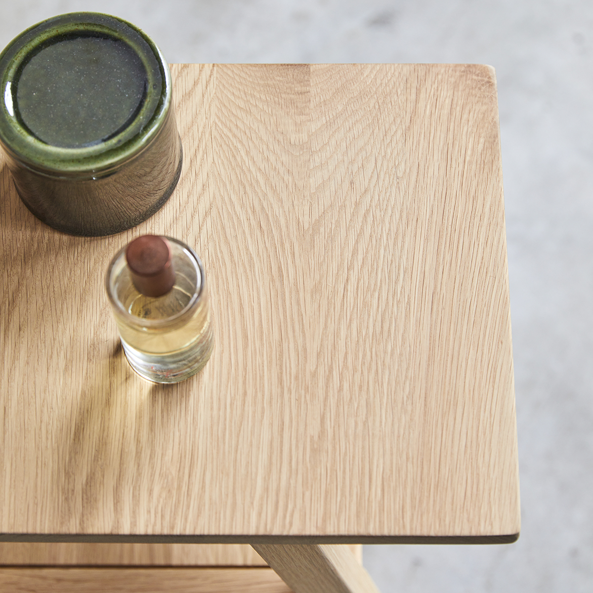 Pola high oak bedside table Pola high oak bedside table