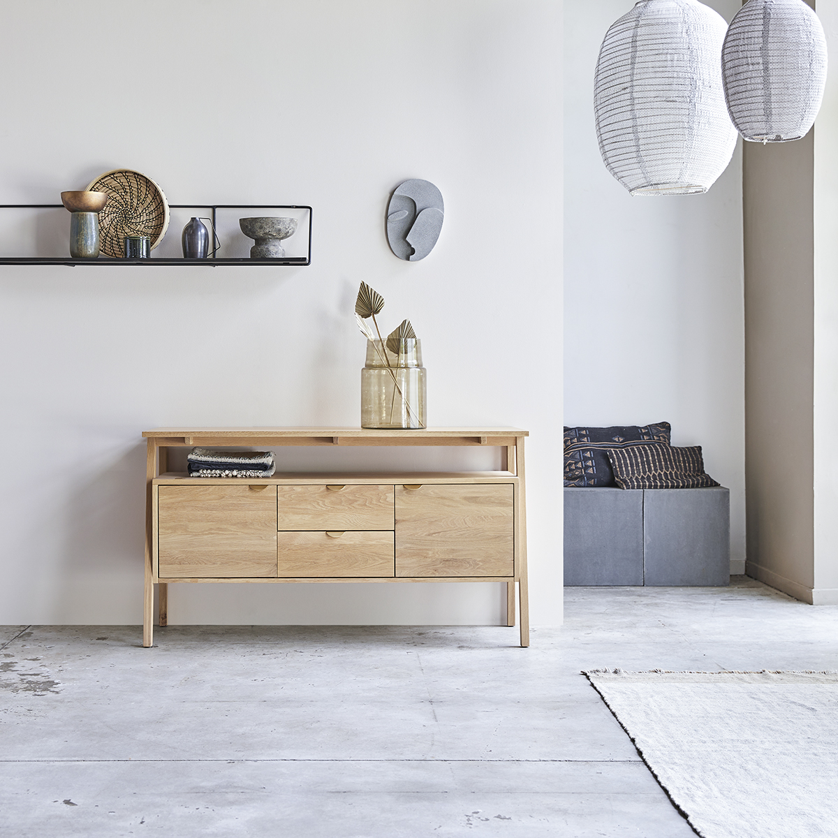 Pola solid oak sideboard 140 Pola solid oak sideboard 140