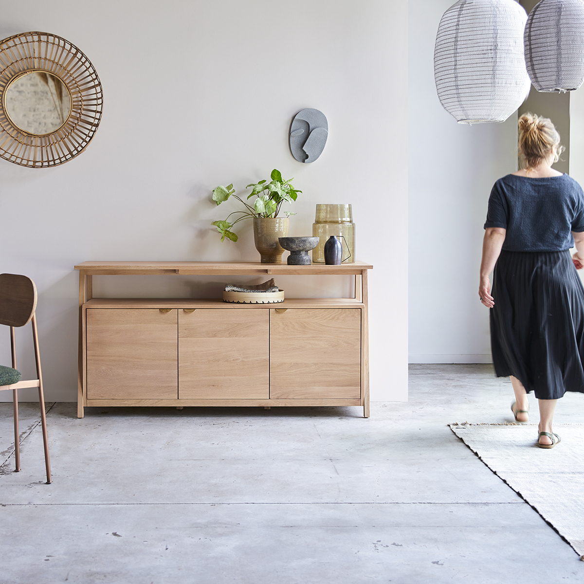 Pola solid oak sideboard 165 Pola solid oak sideboard 165