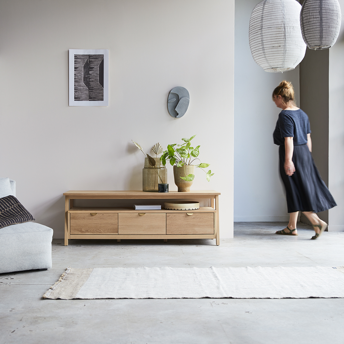 Pola solid oak TV Stand 150 cm Pola solid oak TV Stand 150 cm
