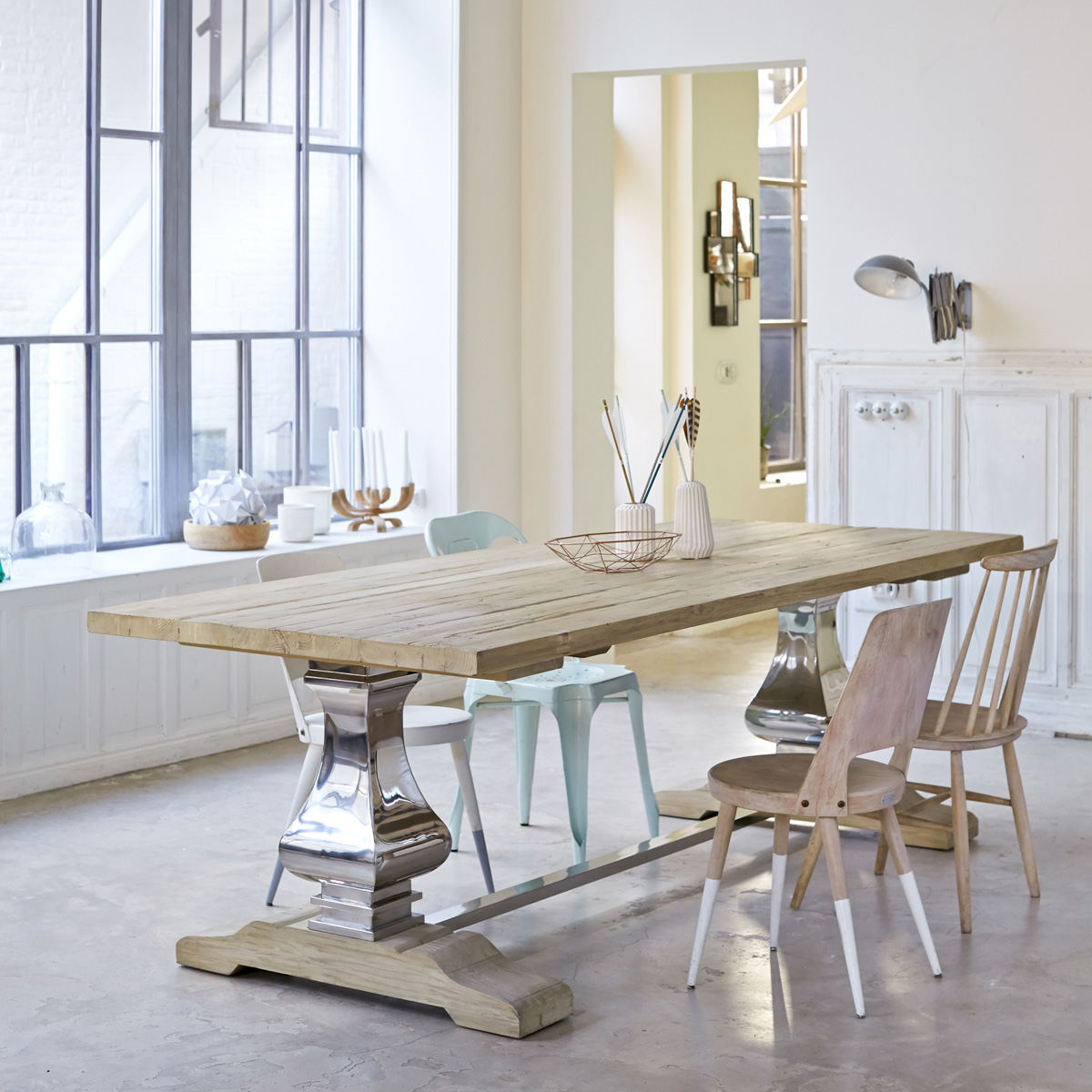 Rousseau Pine Table 240x100 Rousseau Pine Table 240x100