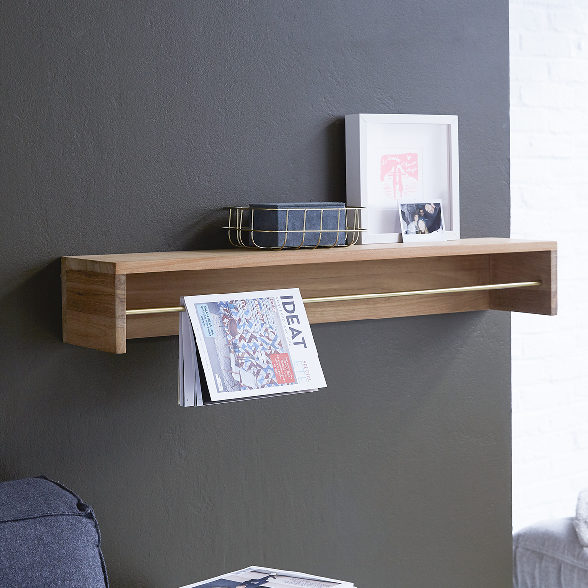 Sasha solid teak Shelf 100 Sasha solid teak Shelf 100
