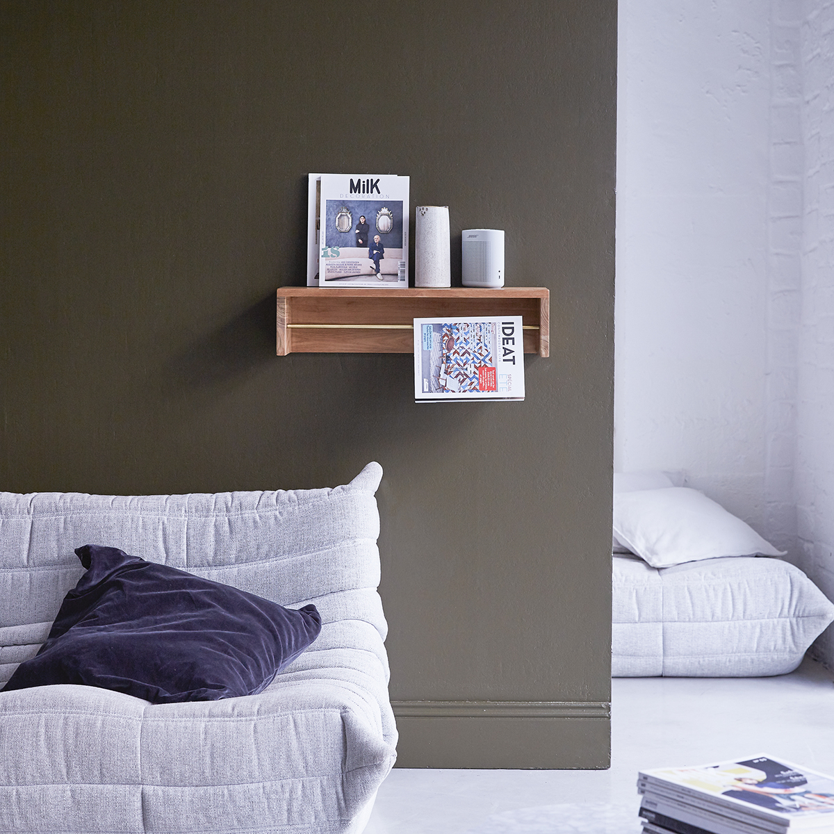 Sasha solid teak Shelf 60 Sasha solid teak Shelf 60