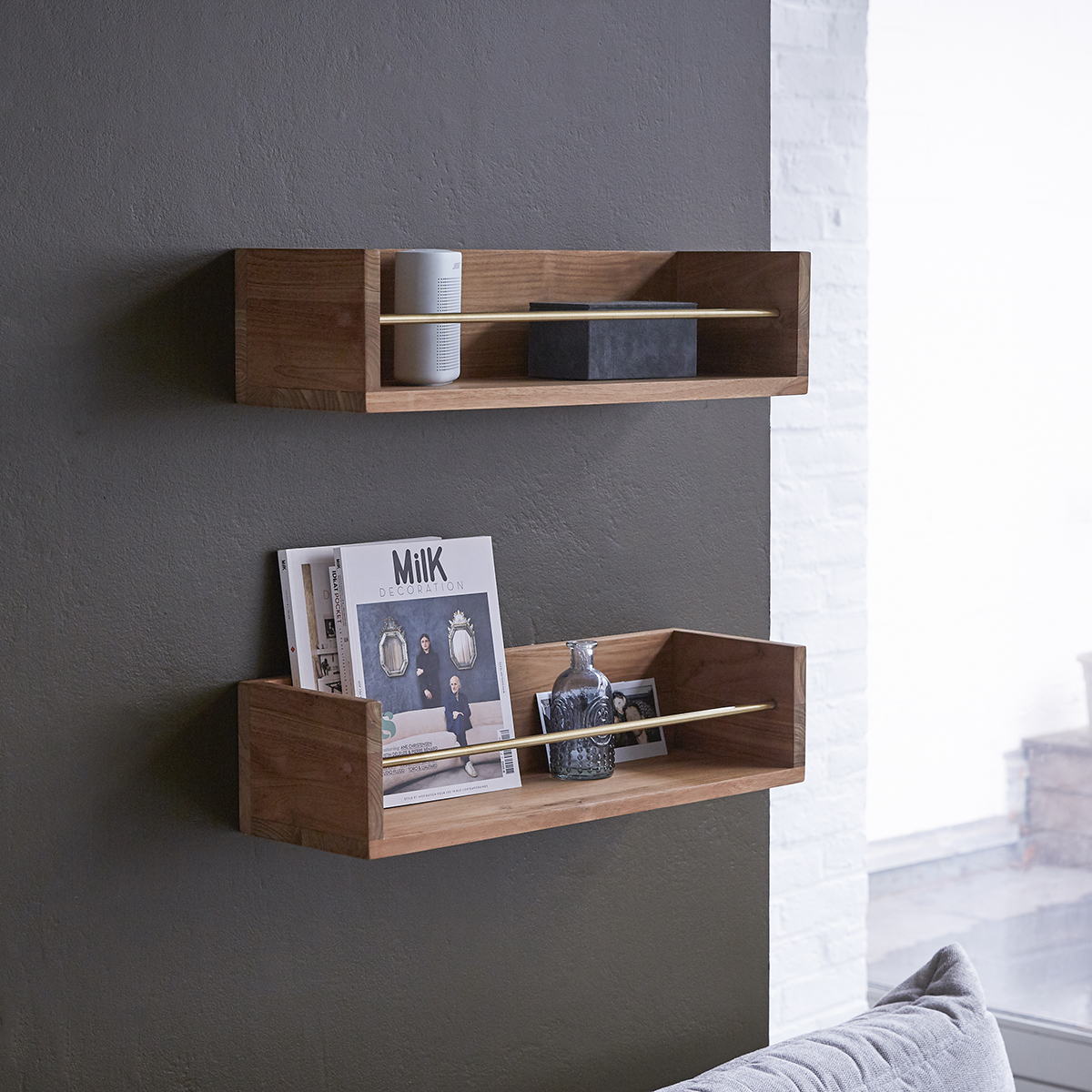 Sasha solid teak Shelf 60 Sasha solid teak Shelf 60