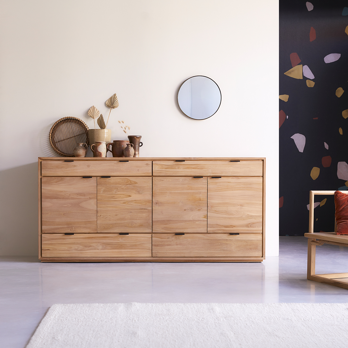 Senson solid teak sideboard 200 cm Senson solid teak sideboard 200 cm
