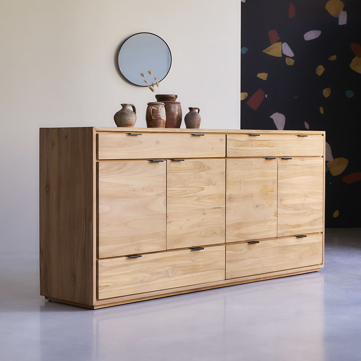 Senson solid teak sideboard 200 cm Senson solid teak sideboard 200 cm