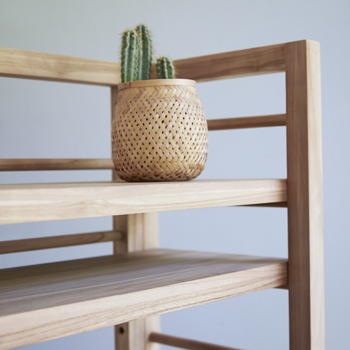 Sera teak bathroom shelving unit 180 Sera teak bathroom shelving unit 180