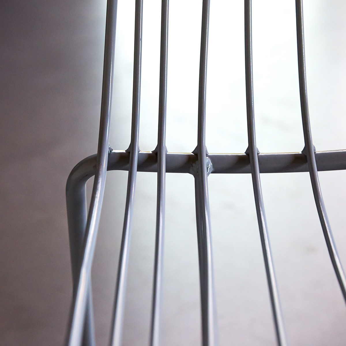 Silla en metal Arty azúl gris Silla en metal Arty azúl gris