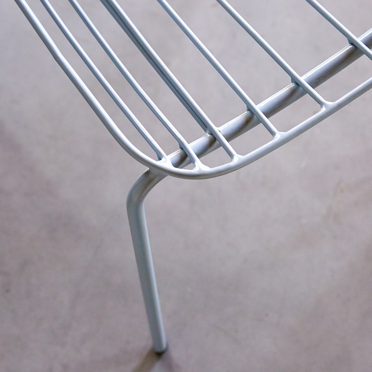 Silla en metal Arty azúl gris Silla en metal Arty azúl gris