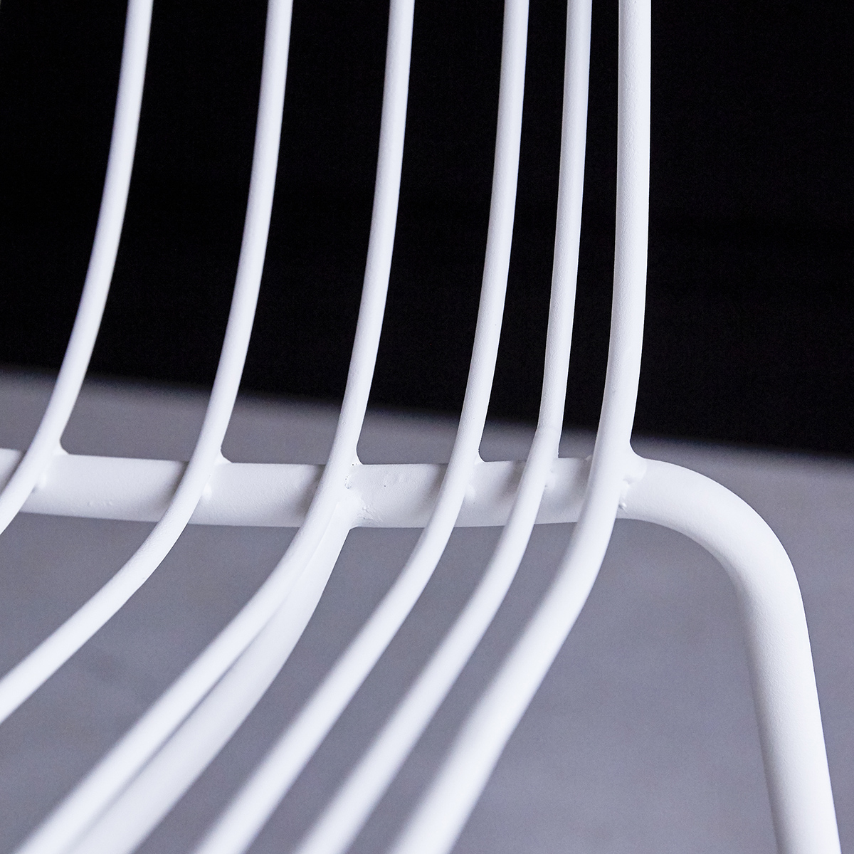 Silla en metal Arty blanca Silla en metal Arty blanca