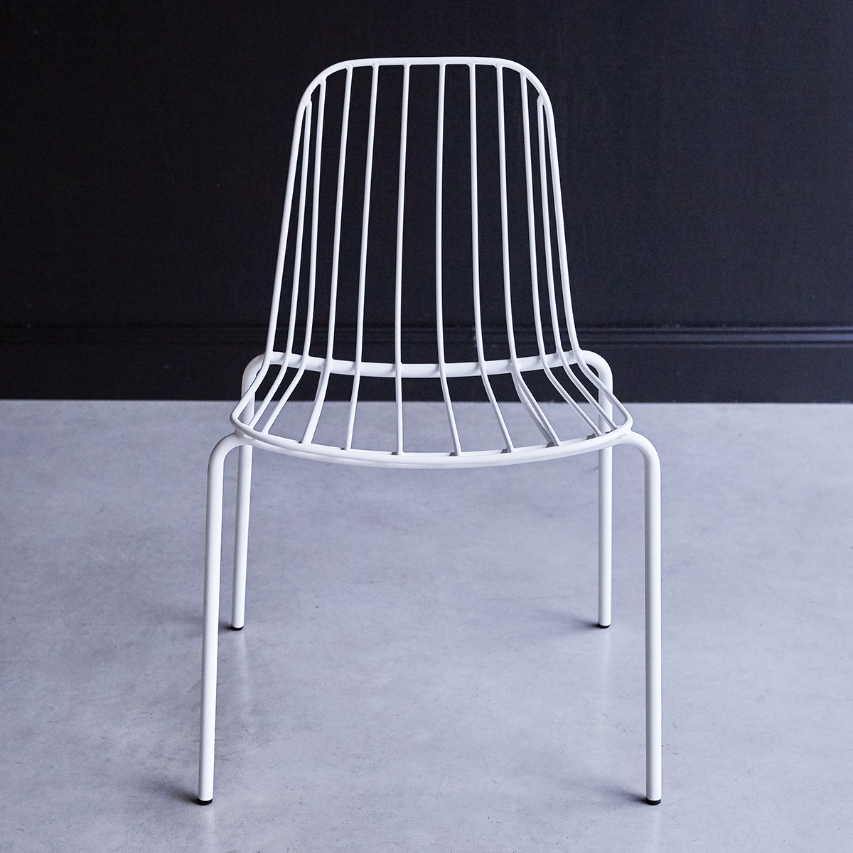 Silla en metal Arty blanca Silla en metal Arty blanca