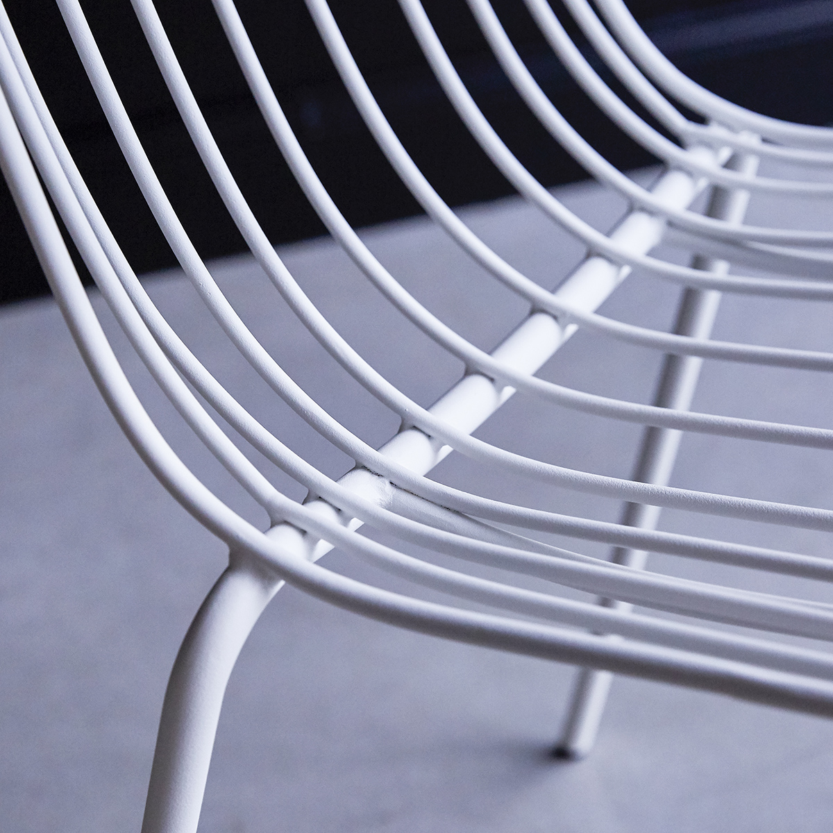 Silla en metal Arty blanca Silla en metal Arty blanca