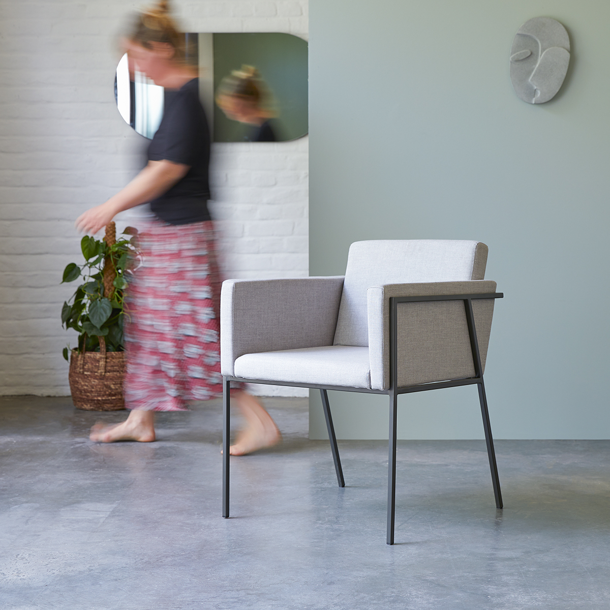 Silla en metal Temis Silla en metal Temis