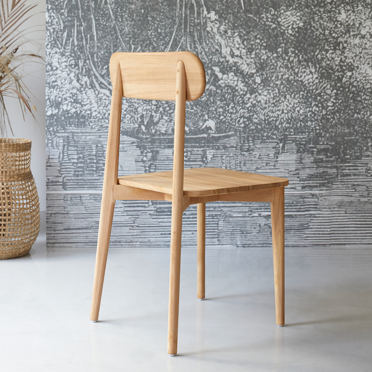Silla en teca maciza Jonàk Silla en teca maciza Jonàk