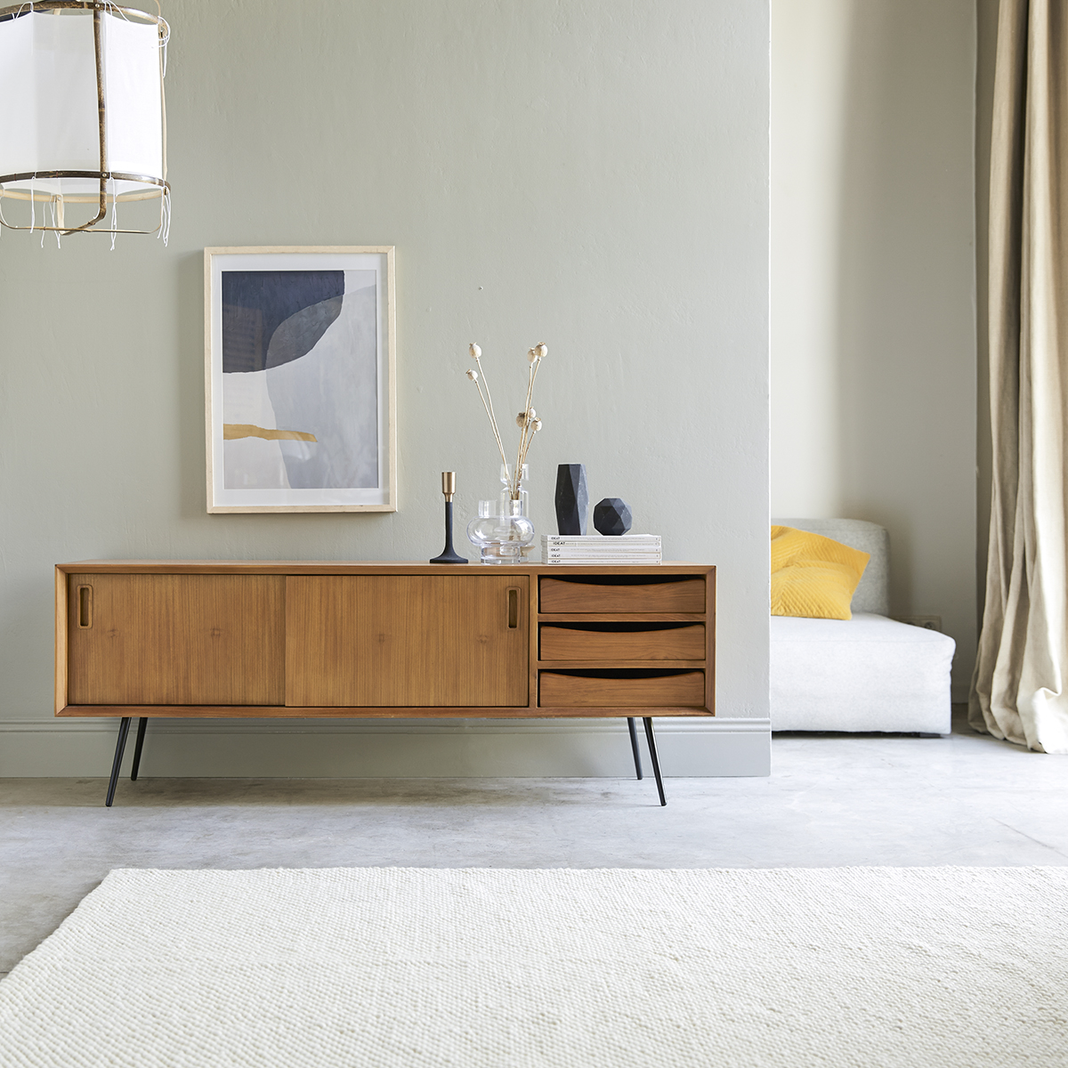 Simen teak TV Stand 155 cm Simen teak TV Stand 155 cm